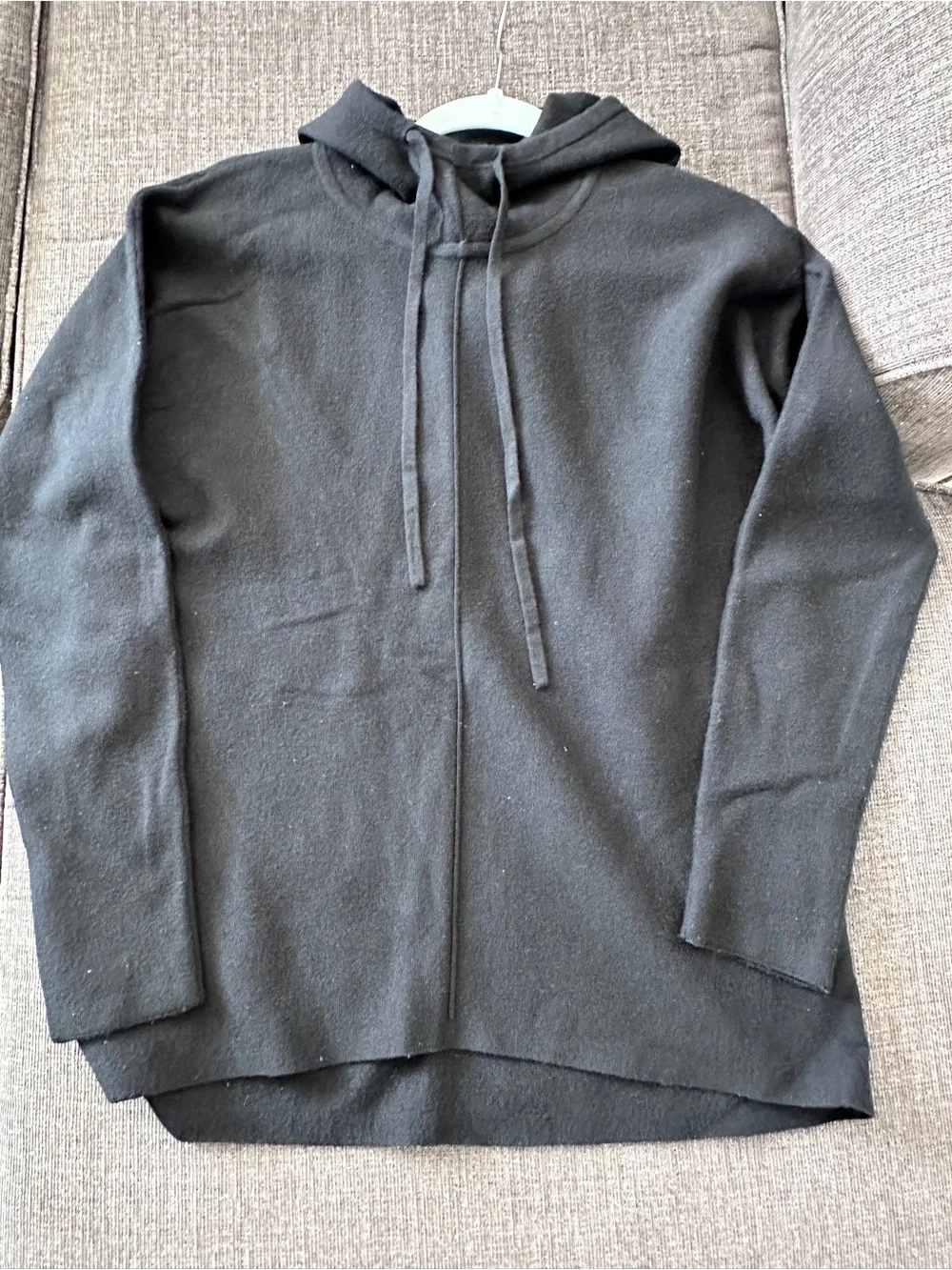 Banana Republic Men’s Black Hooded Sweater Knit Pullover Size M